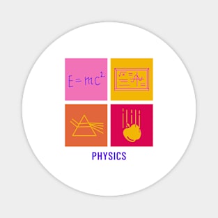 Retro Physics Design Magnet